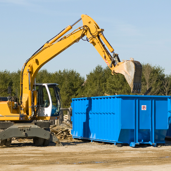 what happens if the residential dumpster is damaged or stolen during rental in Moody